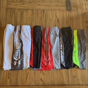 5 pairs of YSM Under Armour shorts